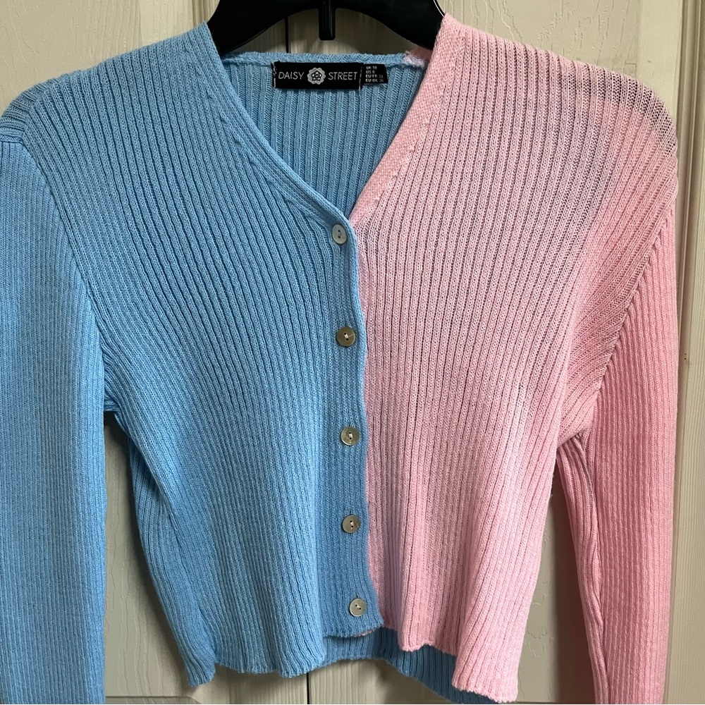 Two Tone Cardigan